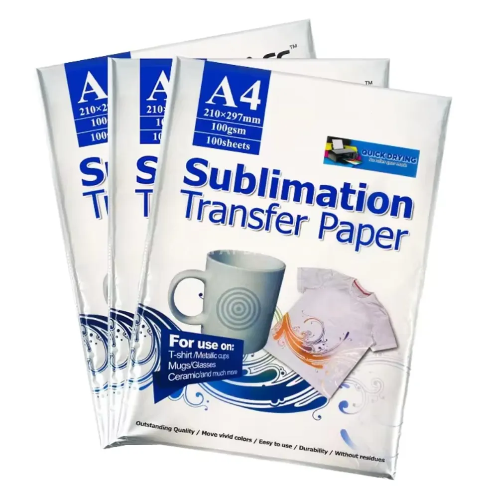 Papier transfert sublimation A4 100 feuilles