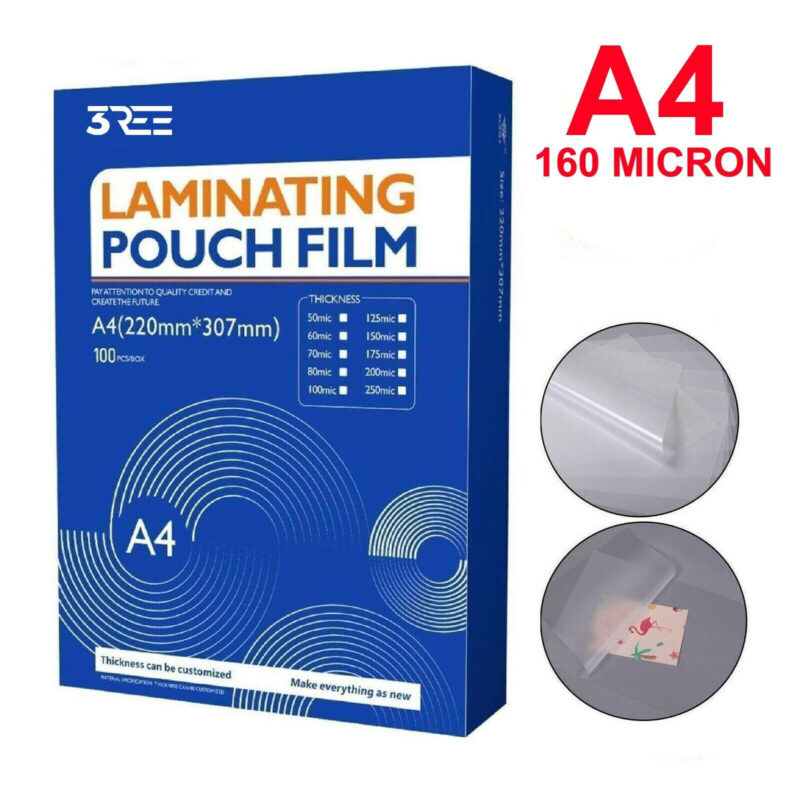 Film plastification A4 (paquet de 100)
